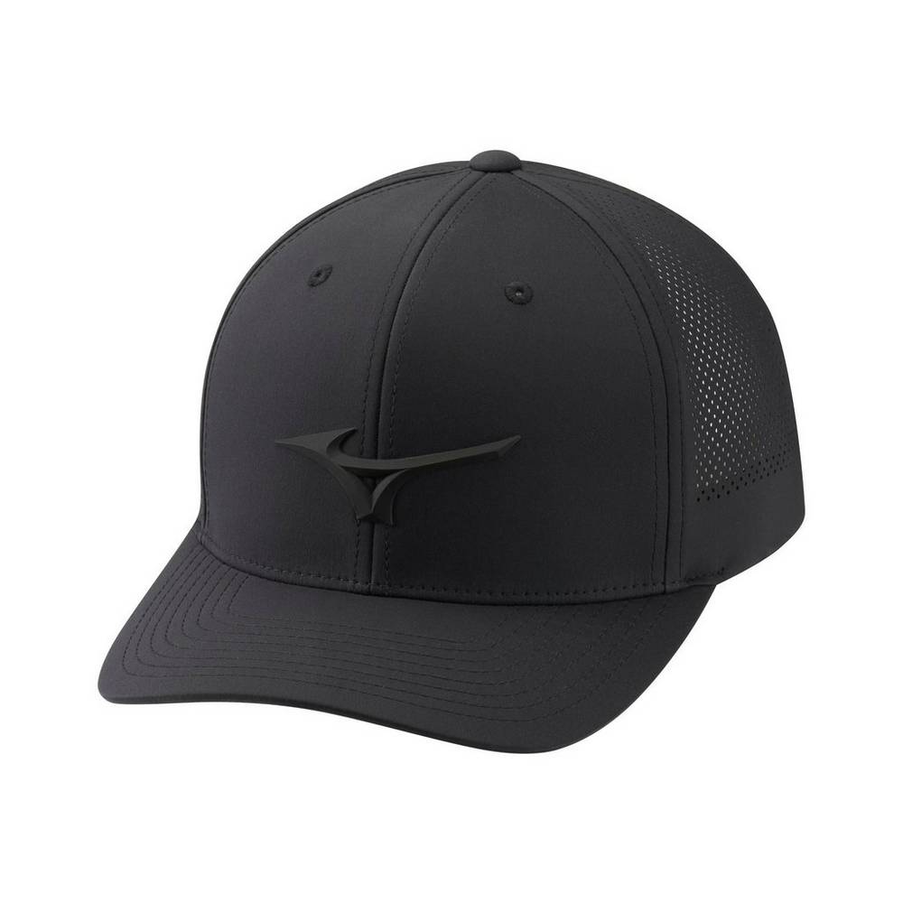 Mizuno Men's Tour Vent Adjustable Hat Black (260335-UTY)